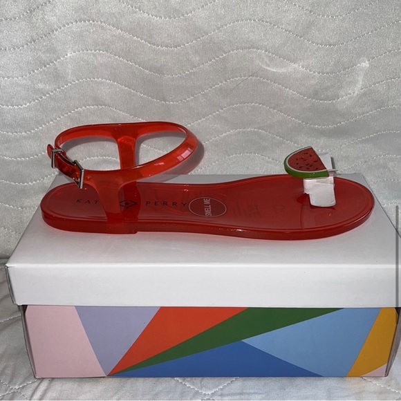 Katy Perry’s Watermelon 🍉 The Geli Sandal Sz 8M NWT - Picture 11 of 12